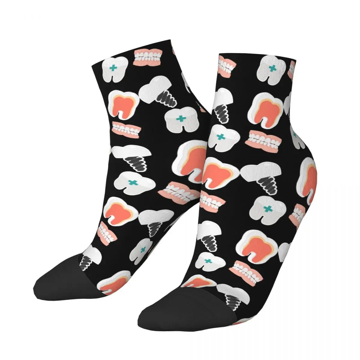 

Dentist Pack And Dental Elements Socks Harajuku High Quality Stockings All Season Socks Accessories for Unisex Birthday Present