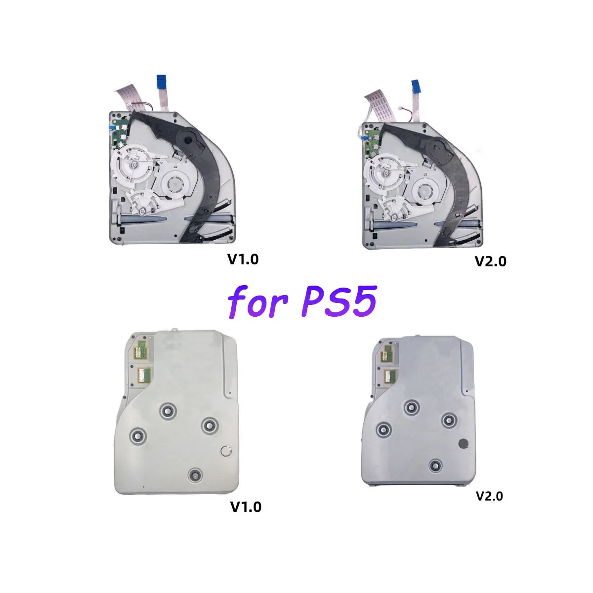 

Replacement For PS5 Console internal Optical Drive DVD With/Without Case Shell console Built-in drive Repair Parts