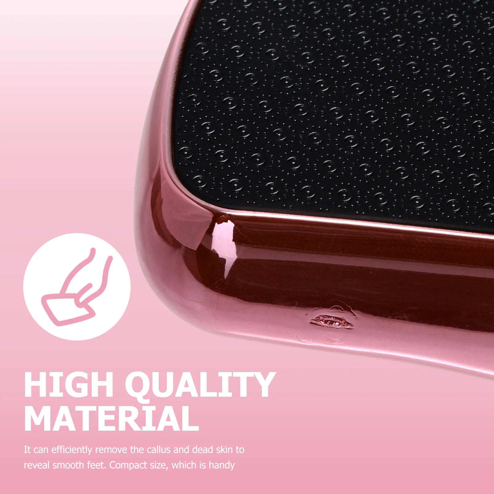 

1Pcs Glass Exfoliating File Compact Comfortable Grasp Remove Dead Skin Efficiently Durable Foot Care Tool Foot File