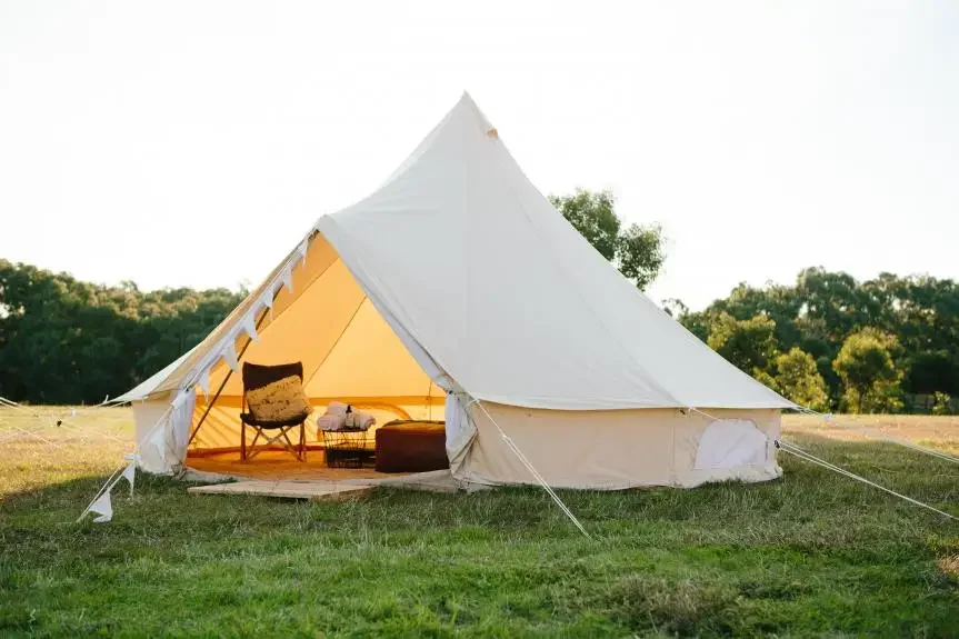 Outdoor Safari Glamping Tent Waterproof Oxford 3/4/5/6M Luxury