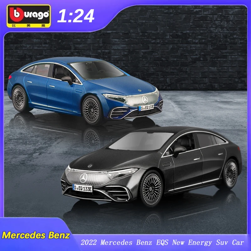 

1:24 Maisto Mercedes Benz Eqs Maisto Suv Car Diecast Model Edition Off-Road Vehicle Alloy Luxury Toys Collection Gift Decoration