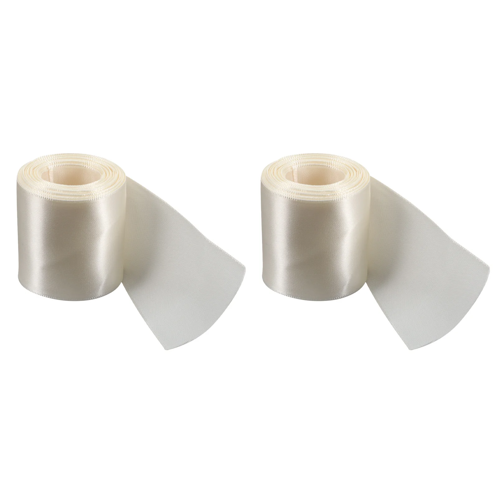 

2Pcs Stylish Decorative Ribbon Skin-Friendly DIY Wrapping Ribbon for Gift Box Packaging Wedding Celebration Party