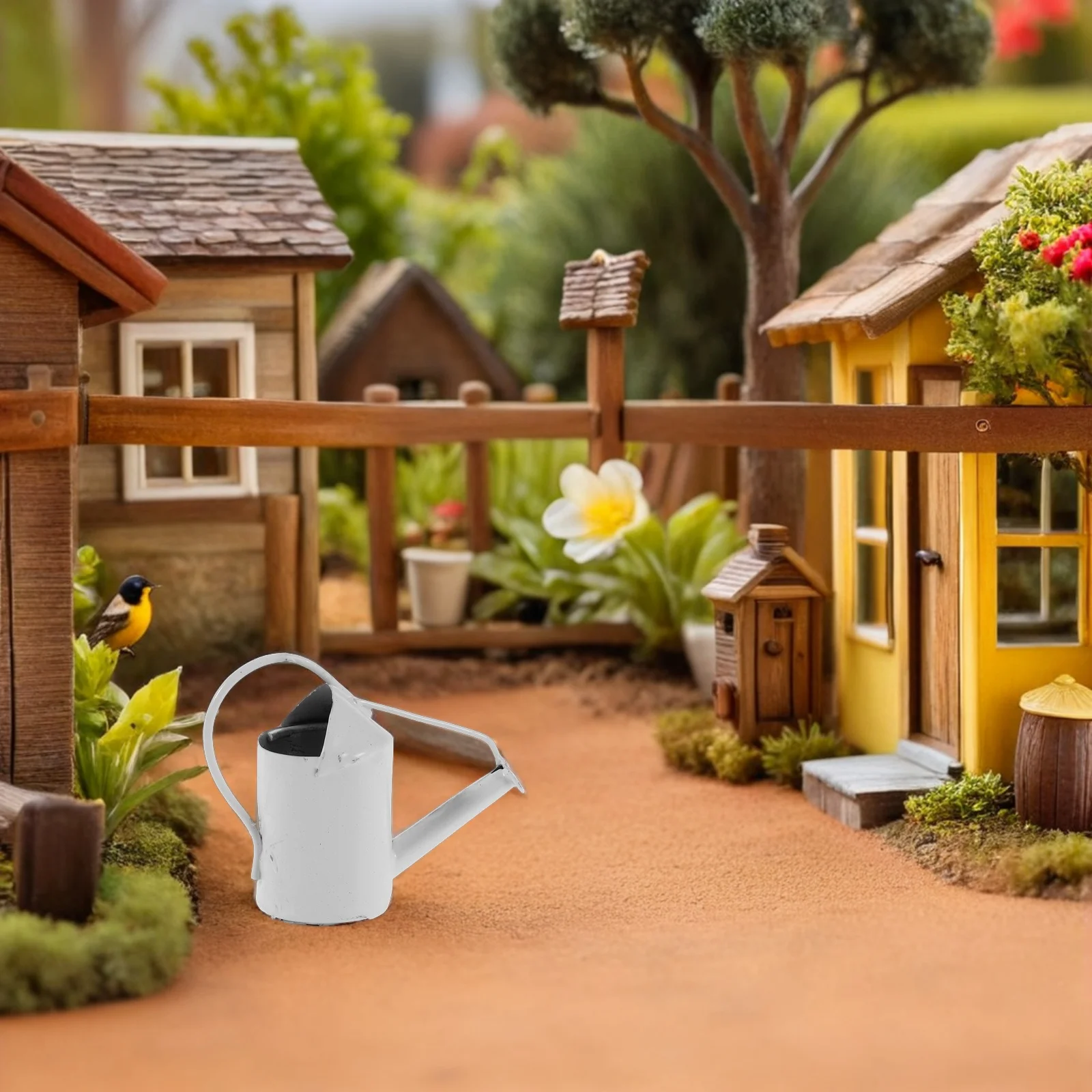 

1 Set Mini Dollhouse Gardening Tools - Versatile Miniature Accessories For Home Decor - Realistic Plant Care Equipment