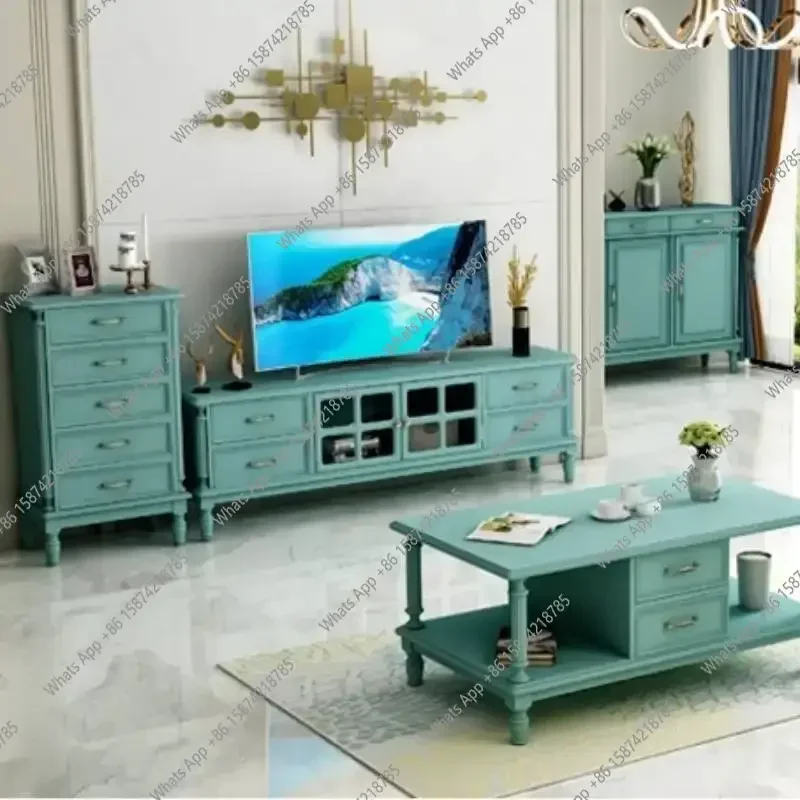 

S Ergonomic Green Living Room Cabinets Decor Nordic Solid Wood Living Room Cabinets Space Saving Supplies Salon Trendy Furniture