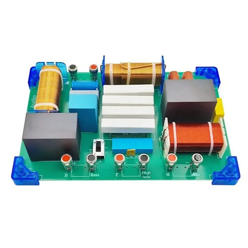 

A24U Adjustable 1000W 3-Way Speaker Crossover Board PA-3804A Audio Frequency Divider For Tweeter Midrange Mid Woofer Network