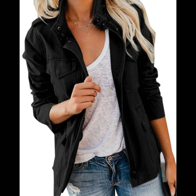 

Women's plus Size Casual Jaet Daily Fall Regular Sle Protective Clothing Home Use ential