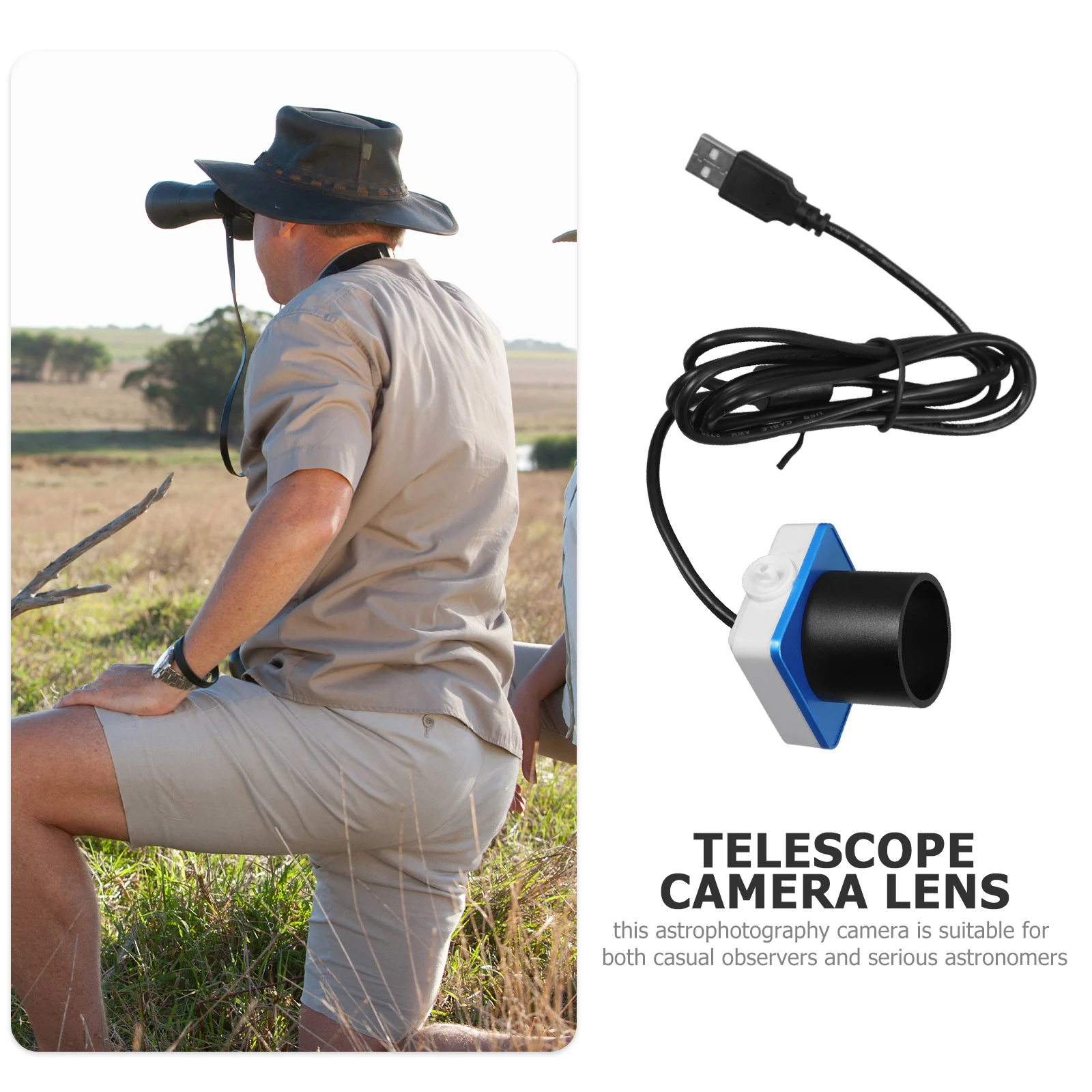 

High-Definition Telescope Camera Astrophotography 80W Digital Electronic Eyepiece Plug Play For Beginners Advanced Stargazing