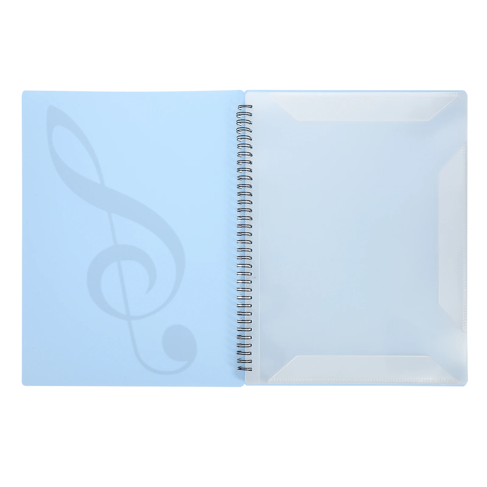 

A4 Size Music Folder Plastic Sheet Music Holder For Piano Score Storage Organizer Reusable File Binder Office Supply