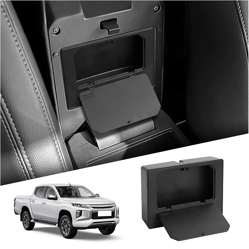 

Для Mitsubishi Triton L200 2024-2025 ABS органайзер для центральной консоли подлокотник скрытый лоток ящик для хранения вставка автомобильные аксессуары