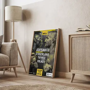 U-Ultimate Fighting Championship UFC DIY דביק פוסטר עמיד למים נייר מדבקת בית קפה בר עיצוב הבית 10 best sales פוסטרים של UFC - №9