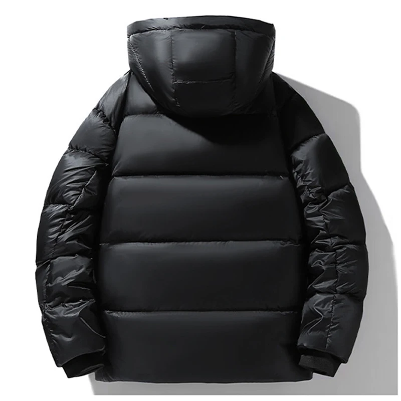 Parka coupe-vent à capuche en coton épais pour hommes, vêtements d\'extérieur chauds, sweats à capuche décontractés, mode de luxe, nouvelle section,