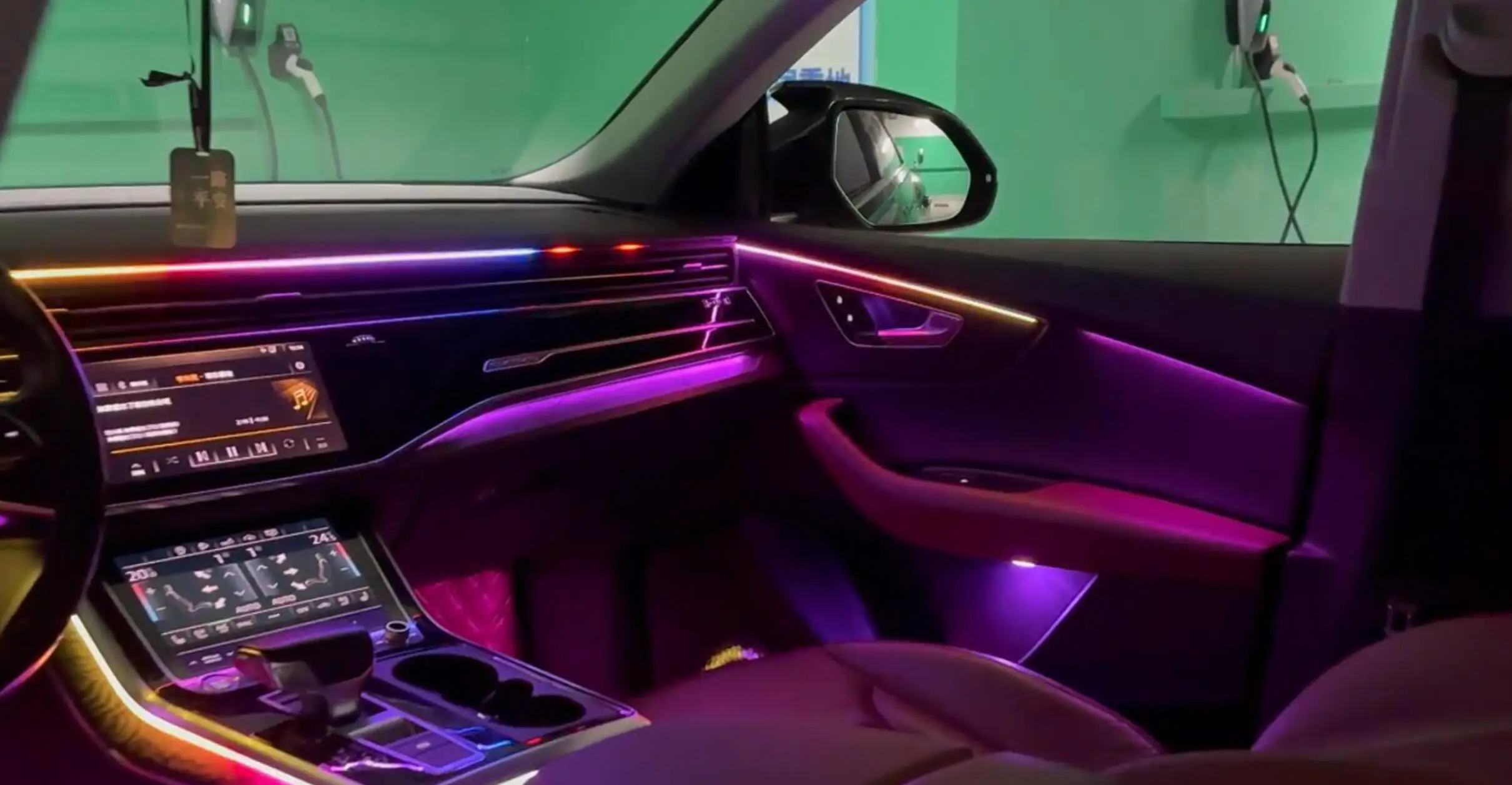 Symphony Dynamic Ambient Light for Audi Q8 SQ8 RS Q8 2018-2024 Car Interior LED Lighting MMi Control Accessories Kit