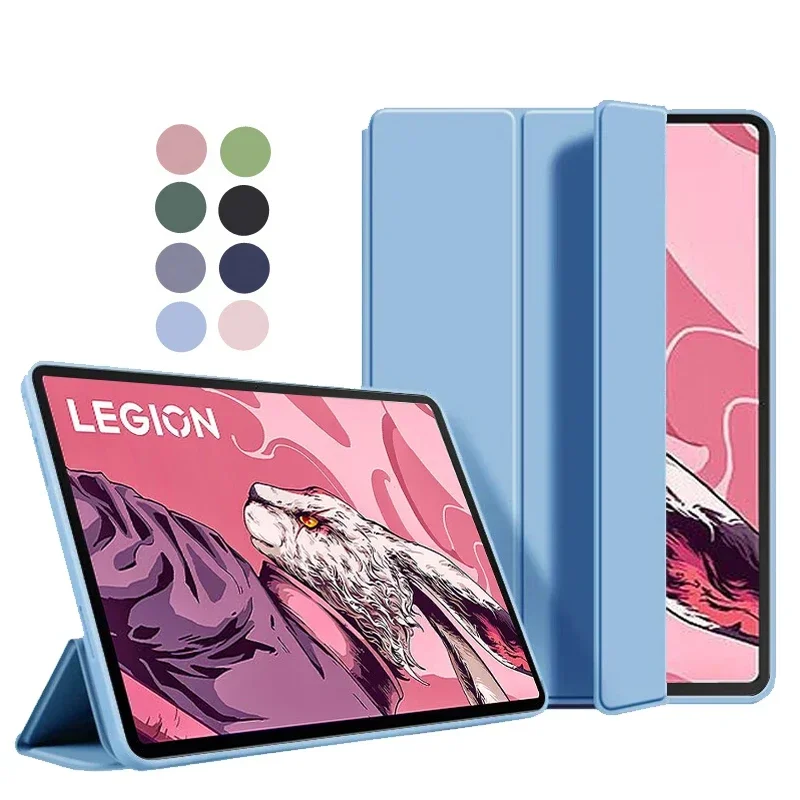 

For Legion Y700 Tablet 2023 Case Cover Folding Stand Magnetic Soft TPU Back for Lenovo Legion Y700 2nd Generation Gen2 Case