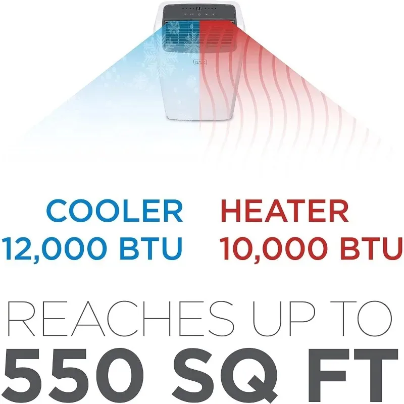 Condizionatore d'aria portatile per camera e riscaldatore, condizionatore d'aria