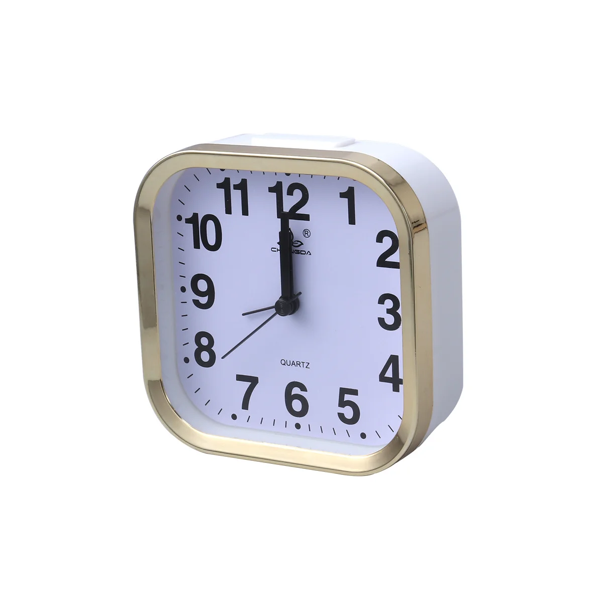 

Silent Alarm Clock Black Quartz Non-Ticking Travel Alarm For Bedroom Desk Shelf Student Dorm Home Decor