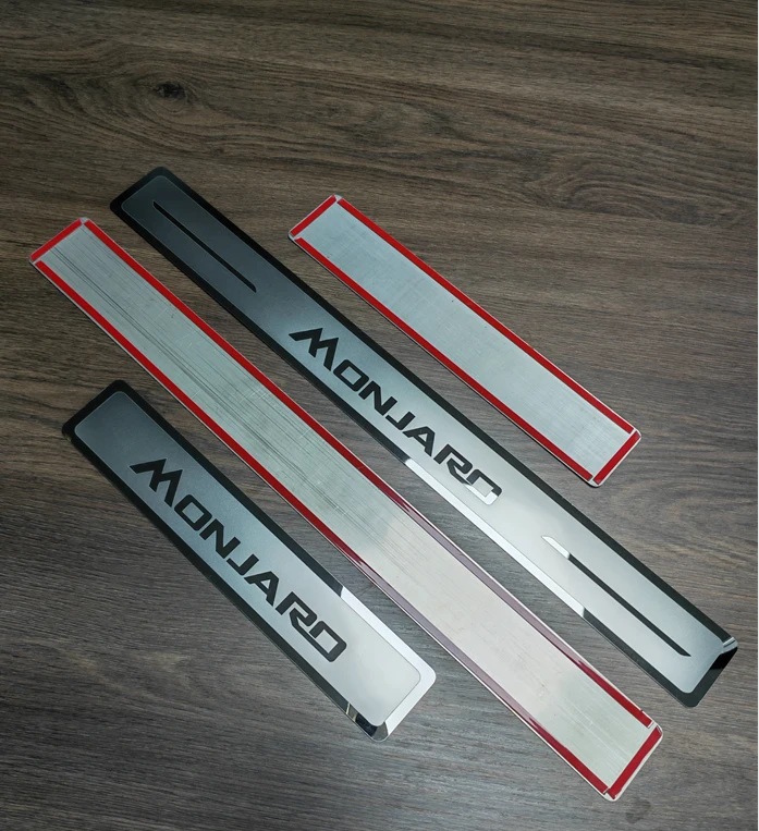 For Geely Monjaro 2022-2025 Door Sill Scuff Plate Trim Stainless Steel Welcome Pedal Guard