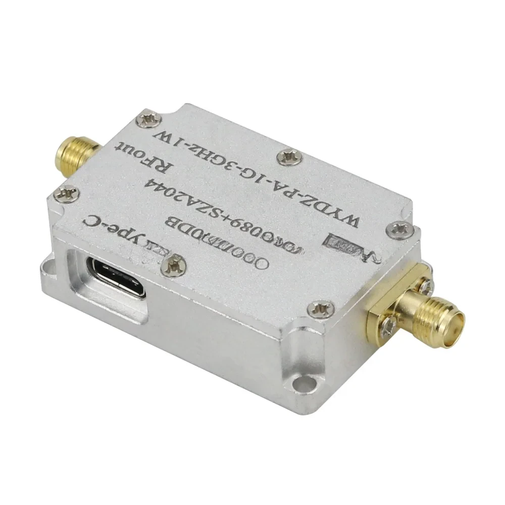 For 40DB WYDZ-PA-1G-3GHz-1W SBB5089+SZA2044 One-Way Microwave Power Amplifier RF Power Amplifier Module