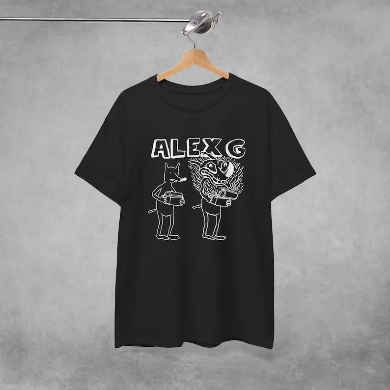 

Alex G Unisex T-Shirt - Alex G Art Shirt for Gift - Indie Band Merch - Alternative Artist Tee
