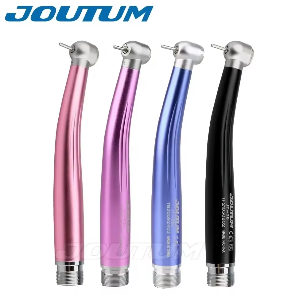 Dental Colorful High Speed Handpieces Single Water Spray Turbine Dentistry Tools Aluminum Alloy Standard Head Fit 4 Colors