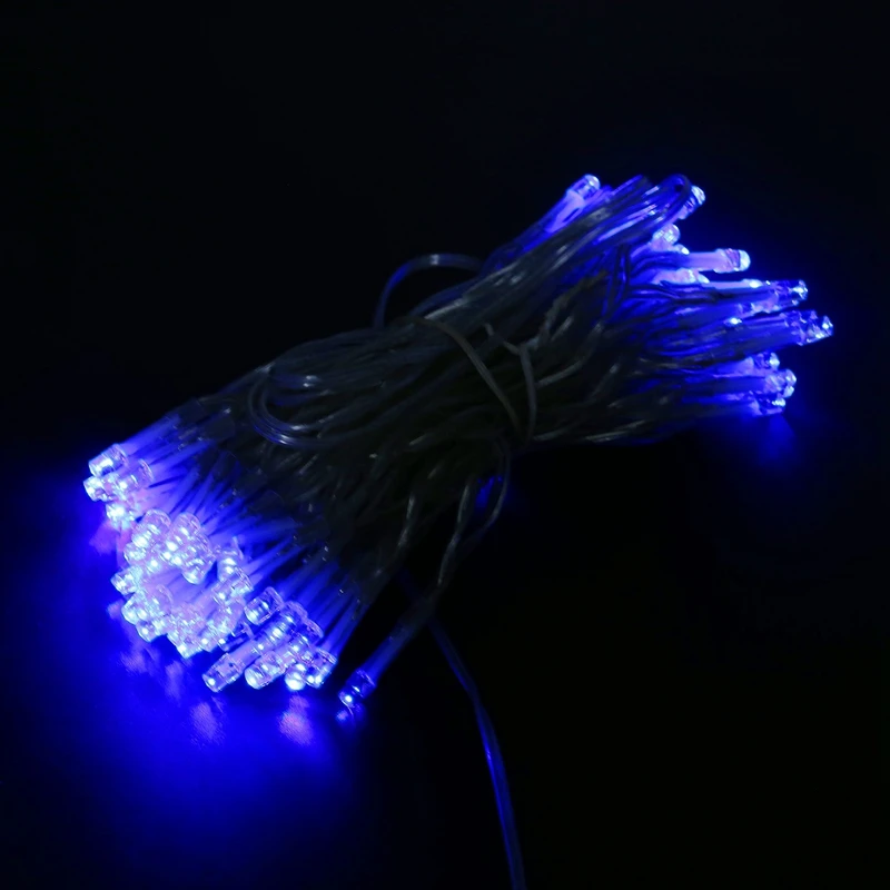 NEW-USB5V 10 Meter 100 Lamp With Remote Lighting LED Copper Wire String