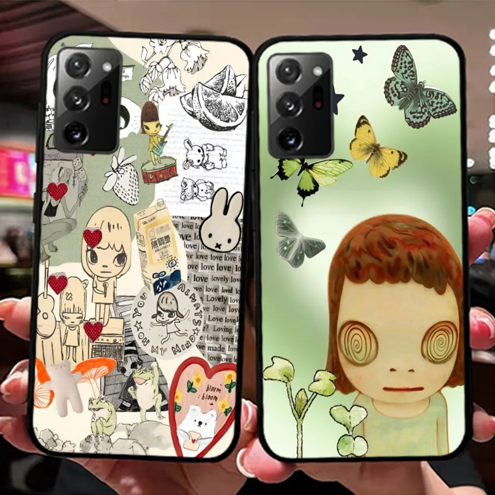 Y-Yoshitomo N-Nara Phone Case For Samsung Note 8 9 10 20 Pro Plus Lite M 10 11 20 30 21 31 51 A 21 22 42 02 03