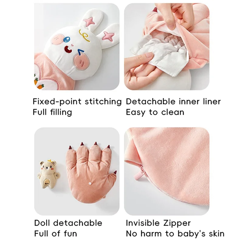 A07I Newborn Baby Soothing Palm Pillow - Anti-Startle Sleep Aid, Calming Infant Sleeper, Pacifying For Peaceful Sleep