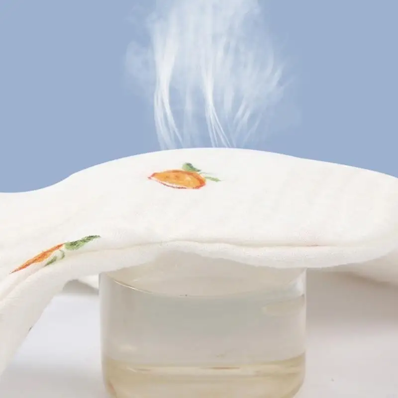 

M89C 9 Colors Baby Cotton Gauze Wavy Bib Bib Baby Products for 0-2 Years Old Baby