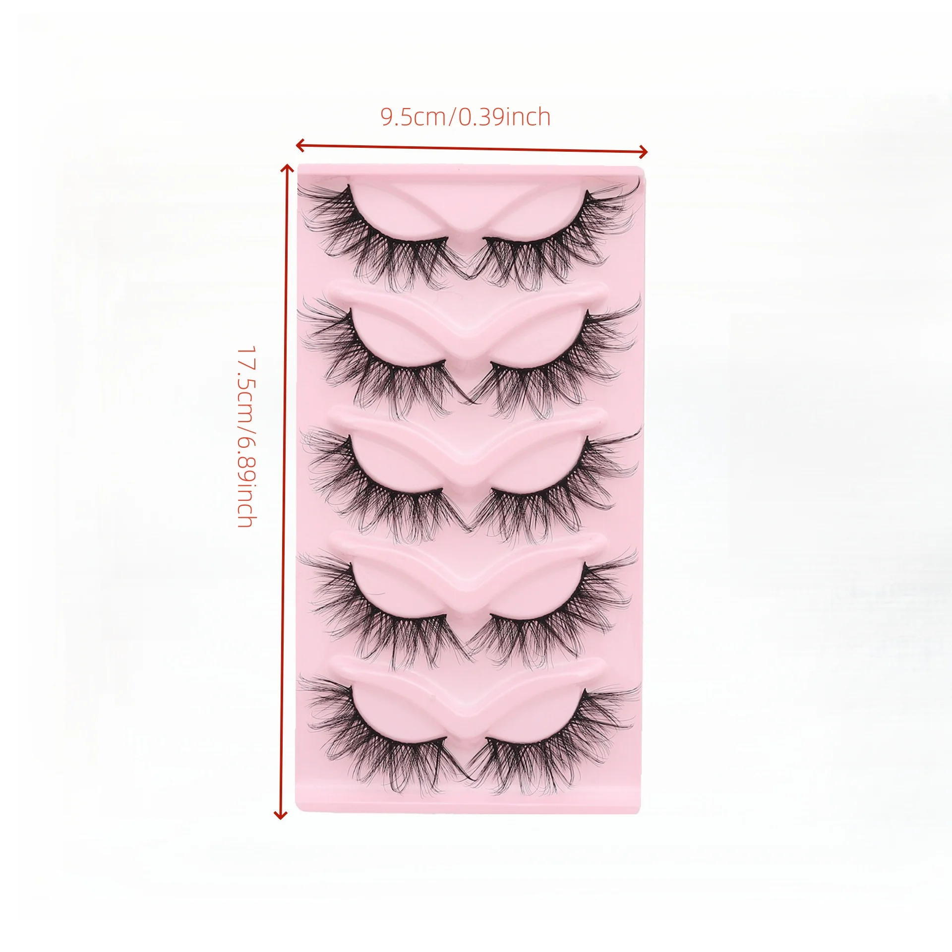 5 أزواج من الرموش الصناعية ثلاثية الأبعاد، رقيق سميك ثلاثي الأبعاد متعدد المستويات لتطويل ذيل العين، يعزز مظهرك على الفور #6
