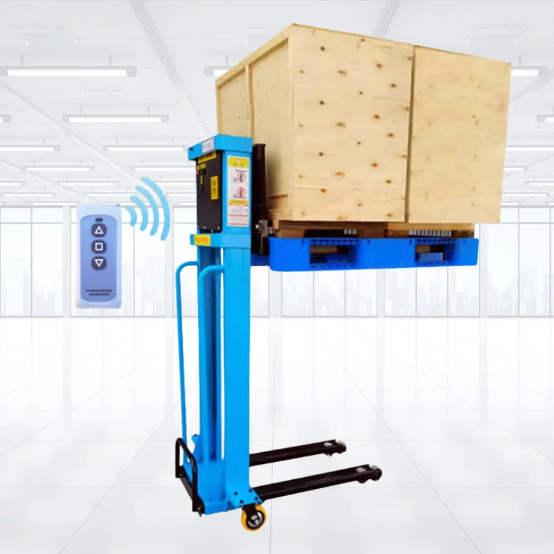 

Self Loading Forklift Hydraulic Electric Pallet Stacker Manual Lift Truck 1Ton 1.6M 1.3M For Warehouse Logistics Equipment
