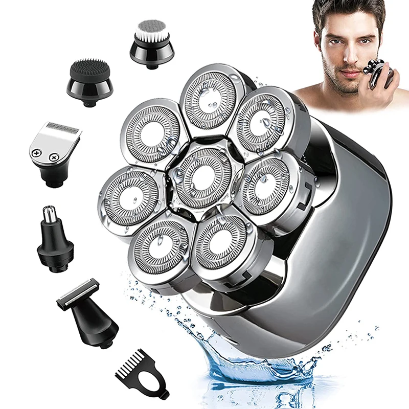 OW3SUMMER822EUR：€30-3 Oil Head Clipper 8D rasoio elettrico per uomo macchina per tagliare i capelli rasoio da uomo sei in uno Multi macchina da barba tagliacapelli barba