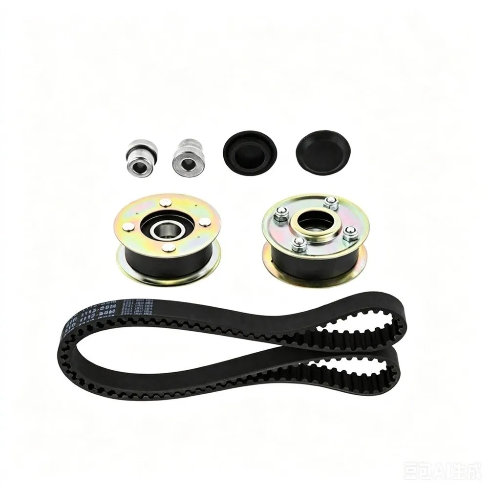 Idler Pulley Assembly with 140 Tooth Synchronous Belt for Toro and For Exmark Walk Behind For Mowers Rubber Metal