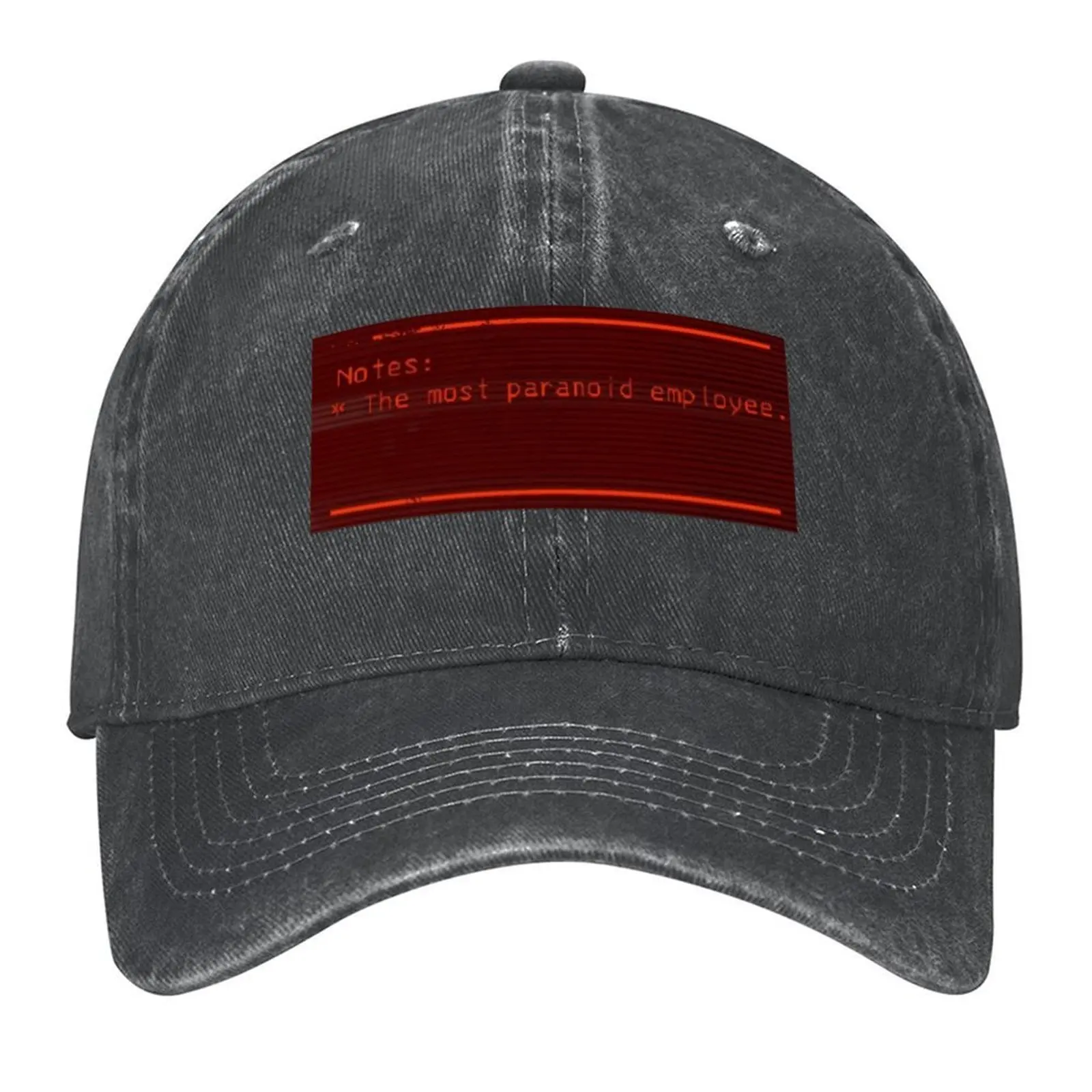 

Lethal Company, Notes: Paranoid Baseball Cap dad hat Golf Hat Fishing cap Gentleman Hat Elegant Women's Hats Men's