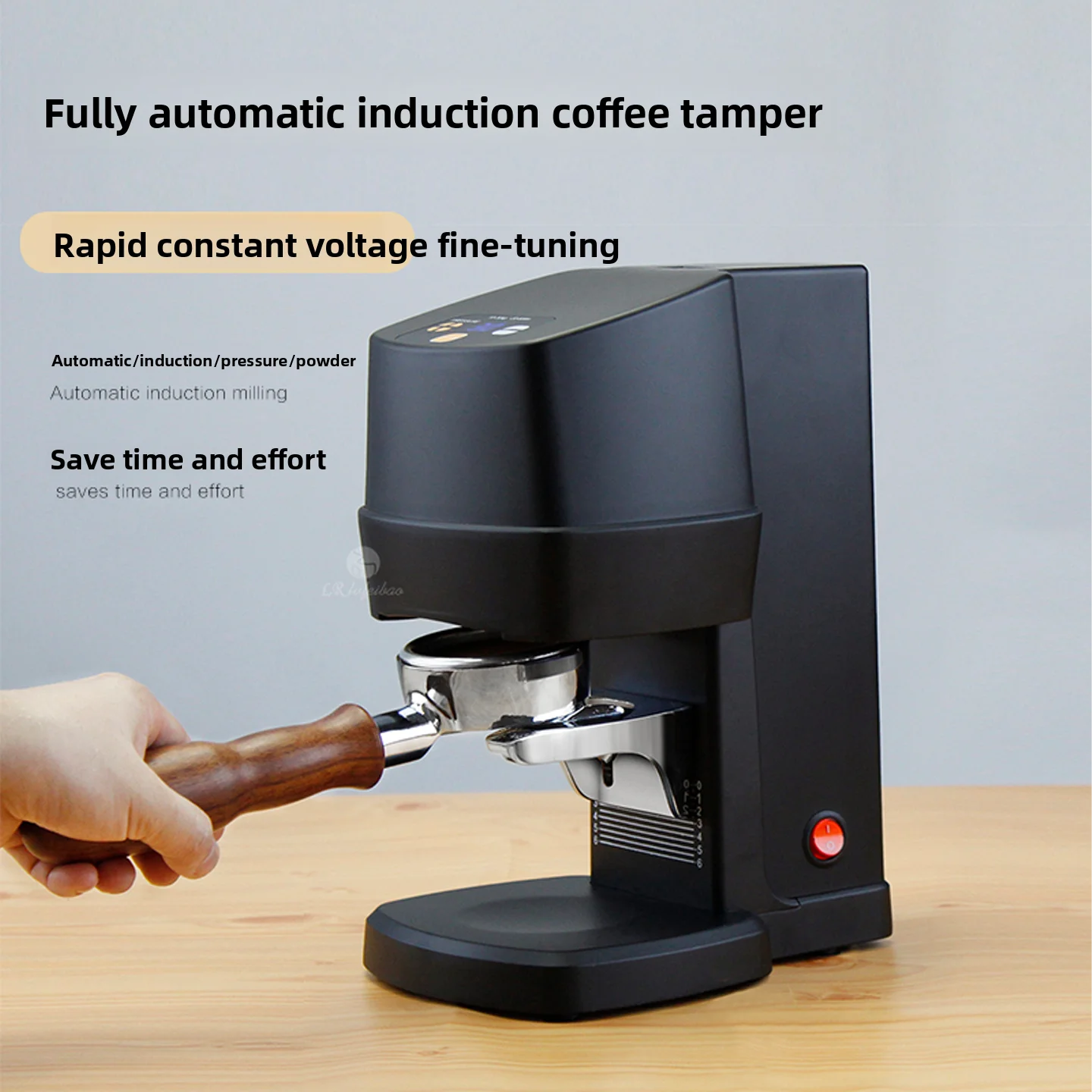 Electric coffee press, intelligent handle filling press, 58mm commercial and household Italian semi-automatic coffee press