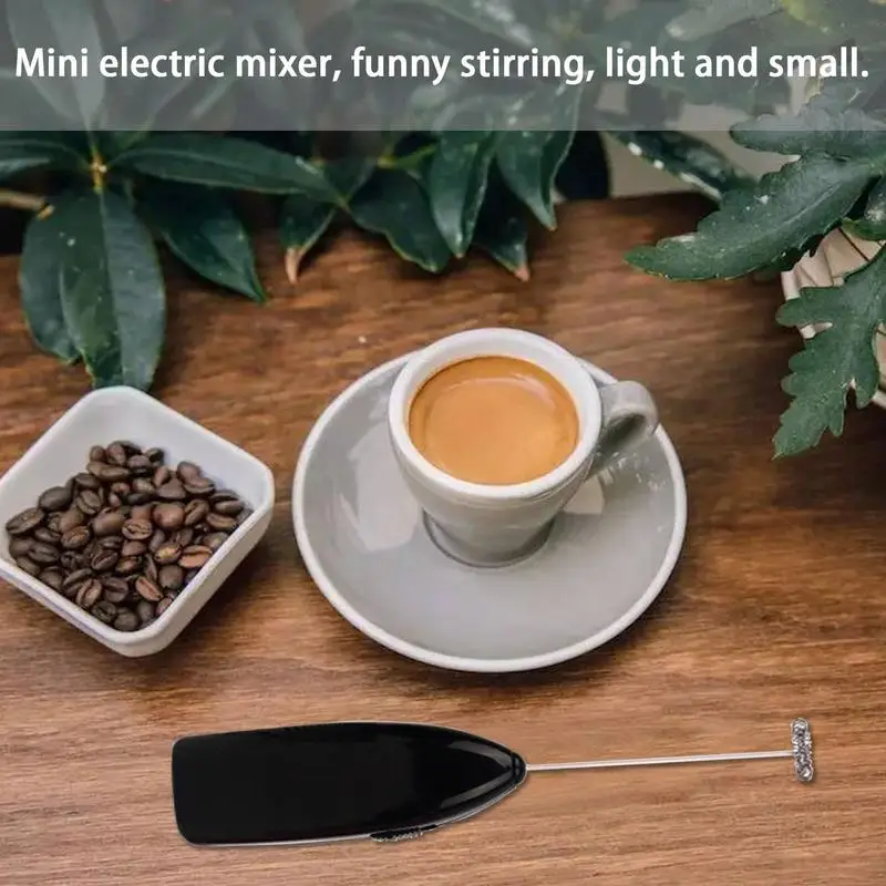 Electric Milk Mixer For Coffee Kitchen Supplies For Blending Coffee Foam Mixing Egg Beater Handheld Mini Electric Egg Beater