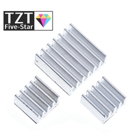 3PCS Adhesive Raspberry Pi Heatsink Cooler Pure Aluminum Heat Sink Set Kit Radiator For Cooling Raspberry Pi 2 B