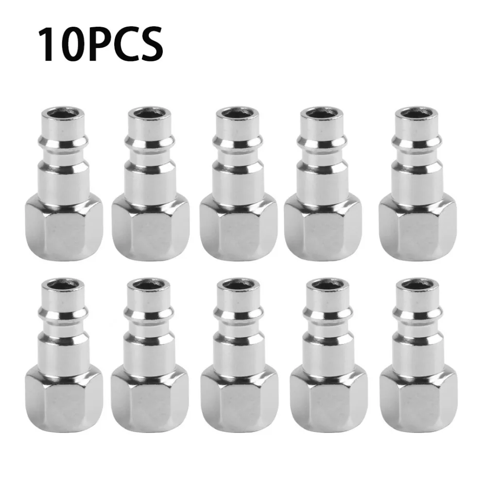

10Pcs PF20 G1/4 BSP1/4 Europe Type Pneumatic Quick Fitting Connector Female Thread For Air Compressor Gun