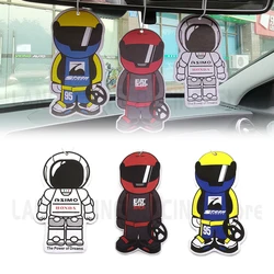 Hot Sale Car Perfume Hanging Air Freshener Pendant Solid Paper For JDM Racing Robot ASIMO Spoon Sports Auto Interior Accessories