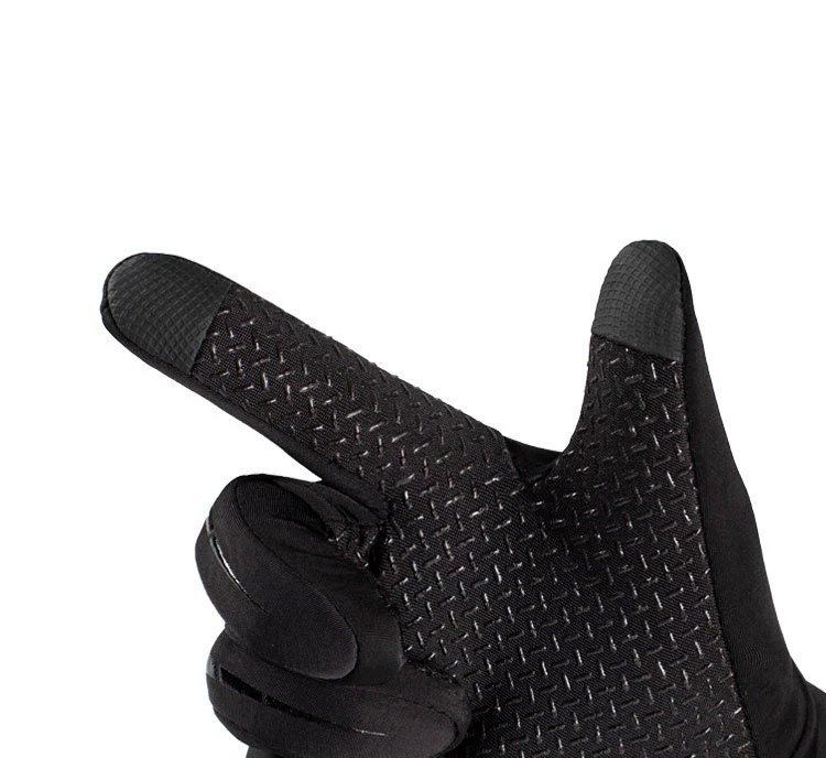 Winter-Fahrradhandschuhe für Herren, Motorrad, Wandern, Touchscreen-Handschuhe, rutschfest, wasserabweisend, winddicht, Outdoor-Thermohandschuhe – Detail 7
