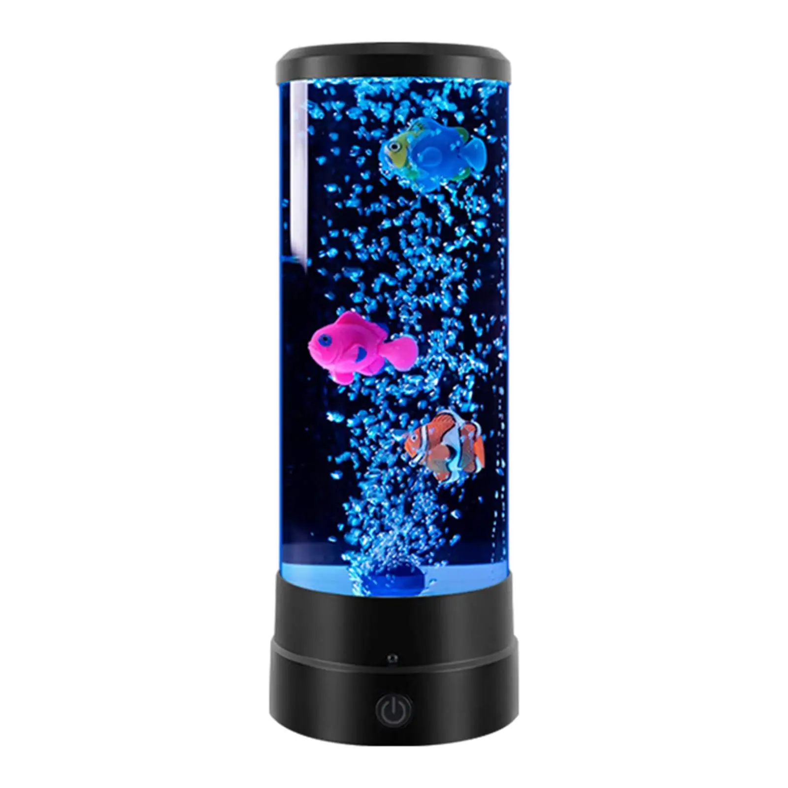 LED Bubble Fish Lamp USB Fish Aquarium Lamp for Kids for Desktop Table Decor