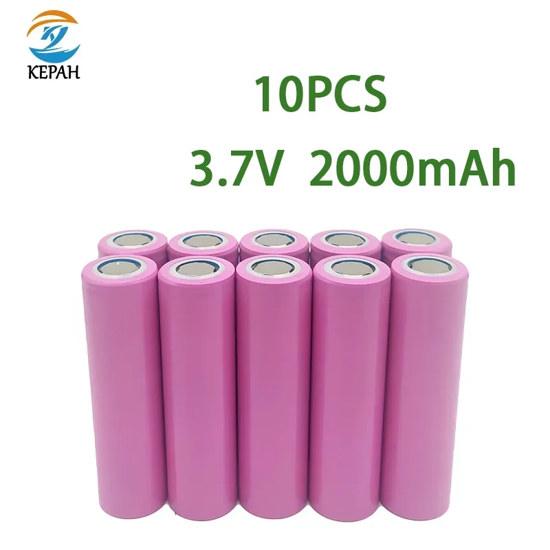 Nuevo Original 18650 10C Poder 2000mAh 20A Descarga 3,7 V Linterna Recarregable Da Bateria, Conjunto da Bateria Da Ferramenta