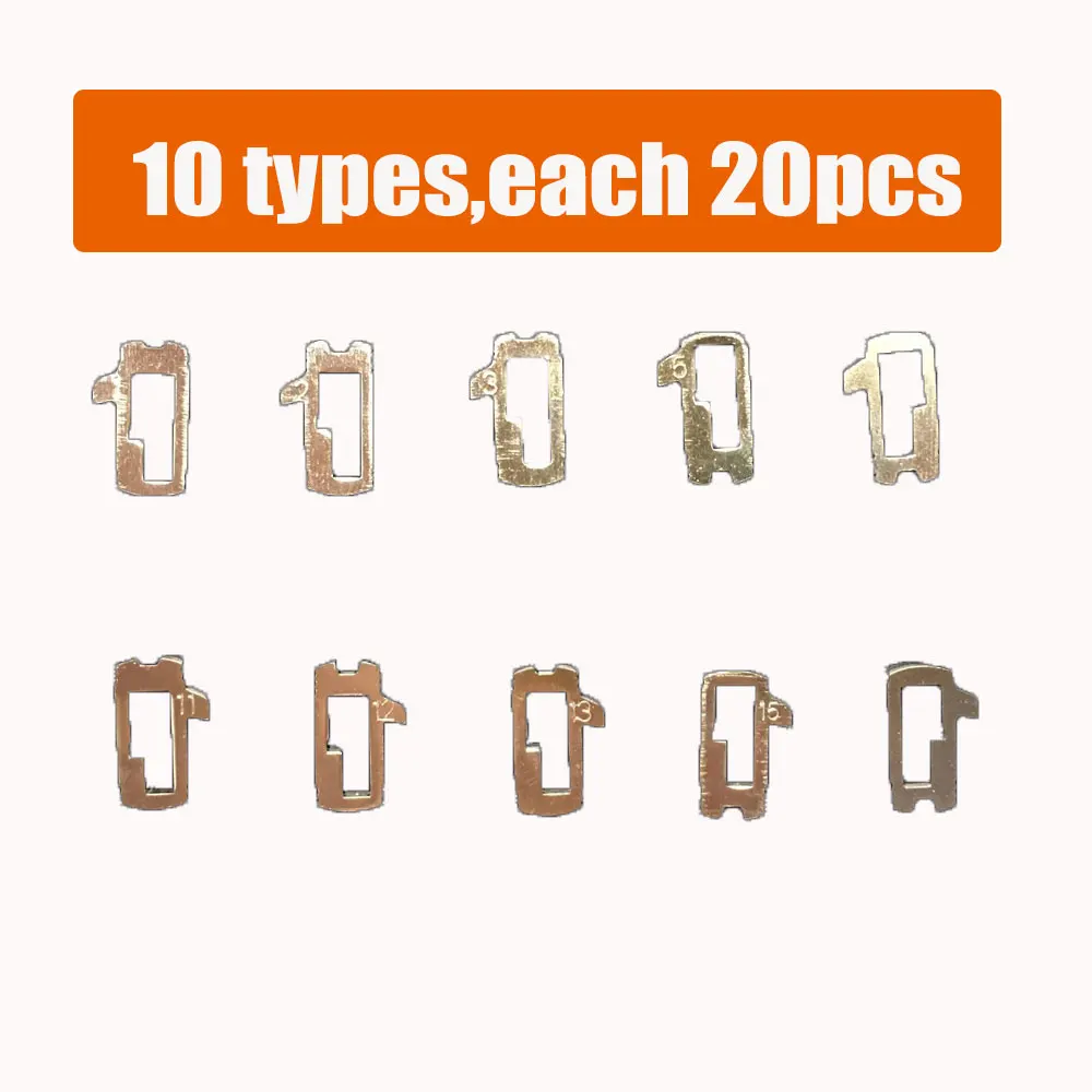 200pcs/lot HU101 Car Lock Reed Plate for Ford Focus Locksmith Tools Car Key Lock Repair Kit Accessories