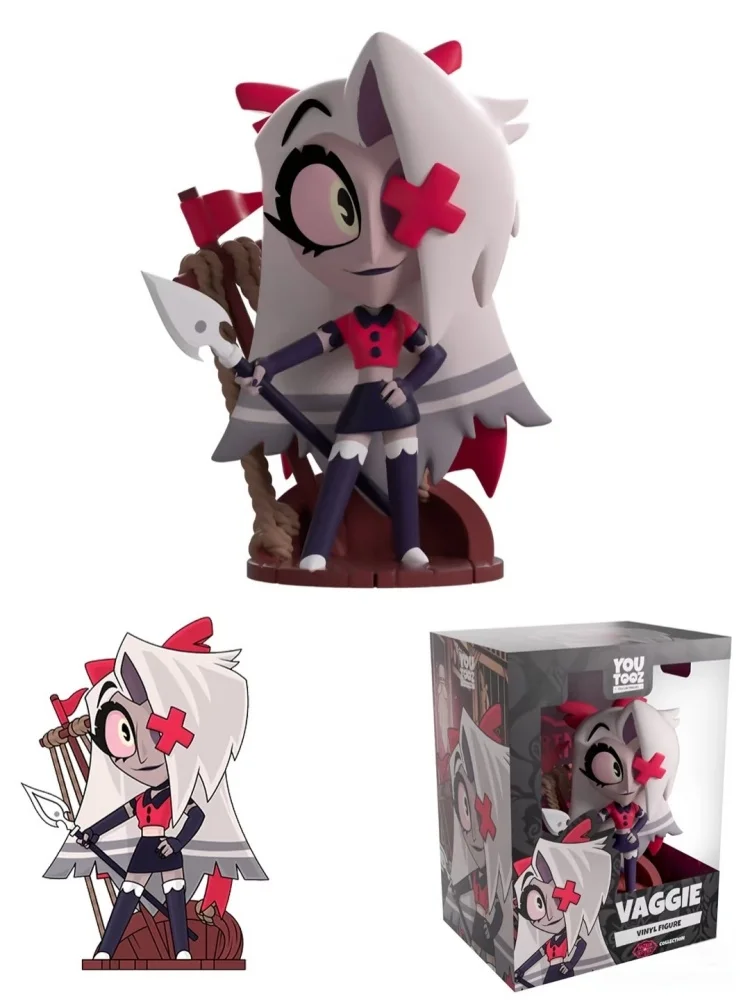 حار 13.4 سنتيمتر بولي كلوريد الفينيل Youtooz Hazbin فندق Alastor لعبة عمل الشكل تحصيل نموذج الحلي المرآب عدة ألعاب الدمى هدية #2