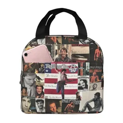 Bruce The E Street Band Springsteen Thunder Road Insulated Lunch Bags Large Lunch Container Cooler Bag Tote Lunch Box School