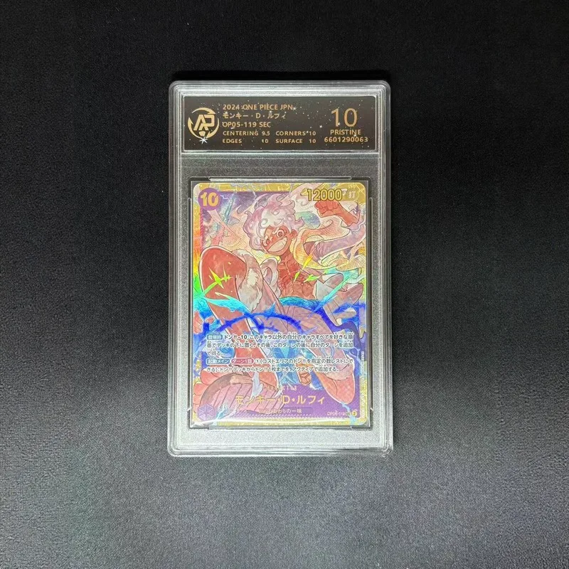 

Ap Graded 2024 One Piece Portgas D. Ace Card Op07-119 Sec Japanese Version Pristine 10 Collectible Trading Card Anime Fans