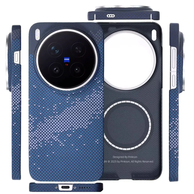 Original Carbon Fiber Case For VIVO X300 Pro Kevlar Back Cover Case for VIVO X300 PRO
