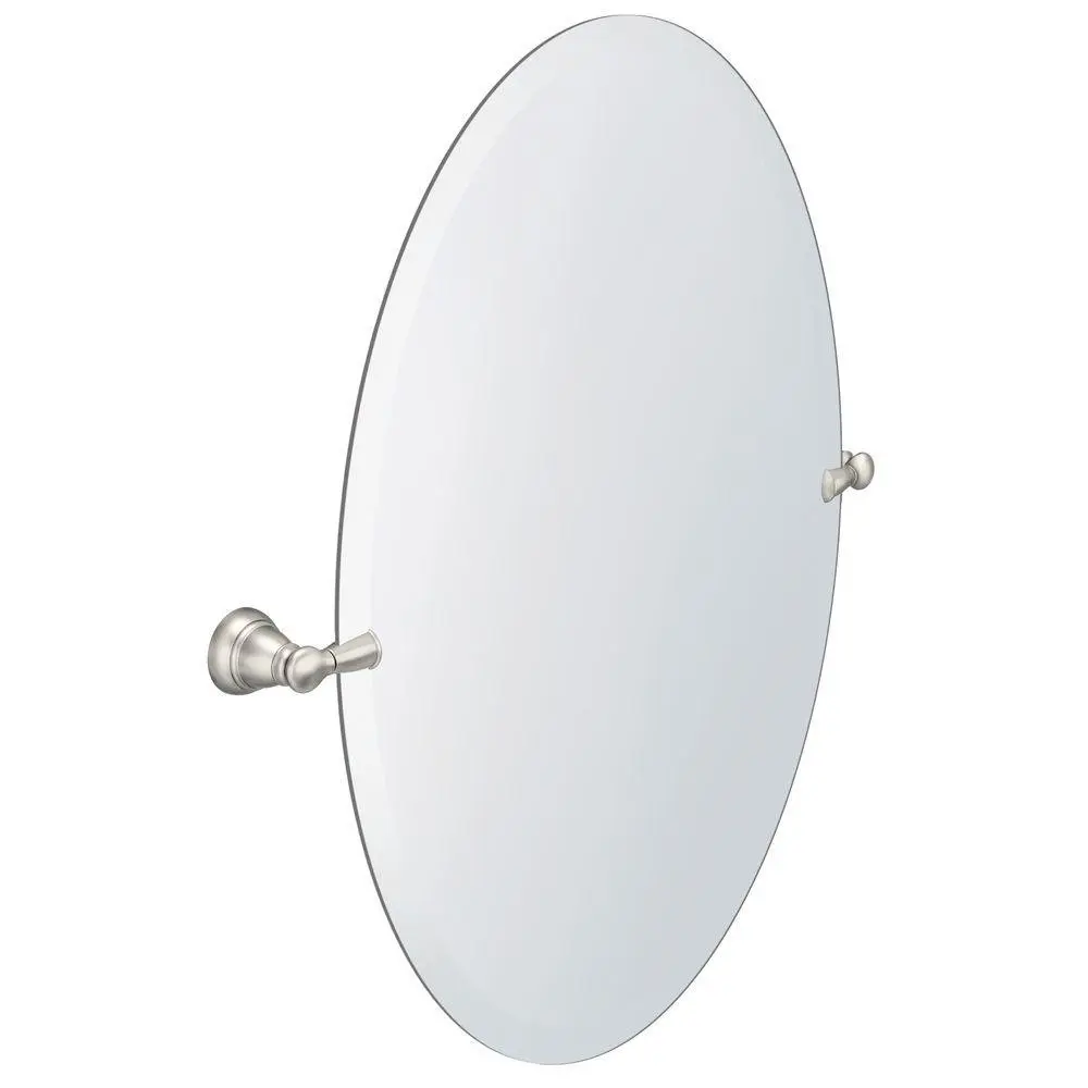 Y2692BN Banbury 26 in. x 23 in. Pivoting Wall Mirror in Brushed Nickel