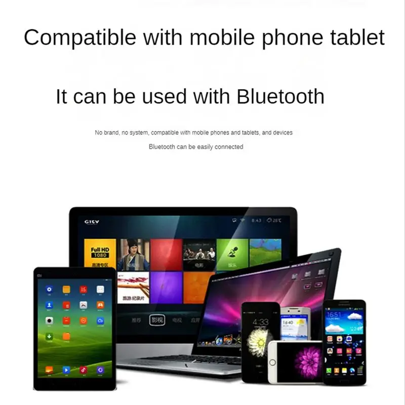 

Портативная домашняя аудиосистема ABFN: беспроводные Bluetooth-колонки, деревянный корпус, поддержка TF/FM-радио, усилитель, черный цвет