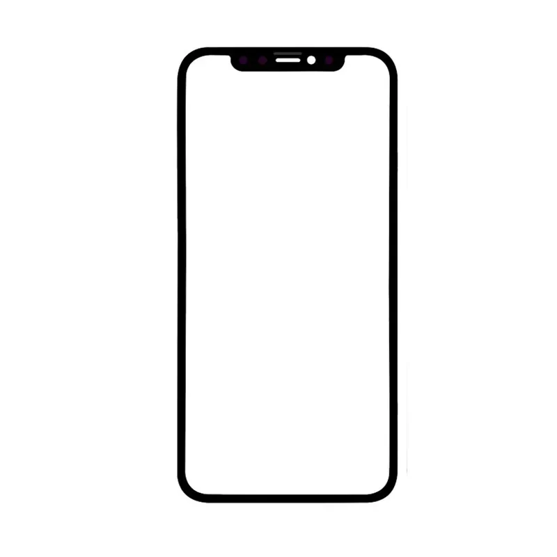 الشاشة الخارجية آيفون XR XS ماكس 11 برو 12 13 برو ماكس الجبهة لوحة اللمس شاشة الكريستال السائل غطاء زجاجي عدسة إصلاح استبدال جزء + OCA