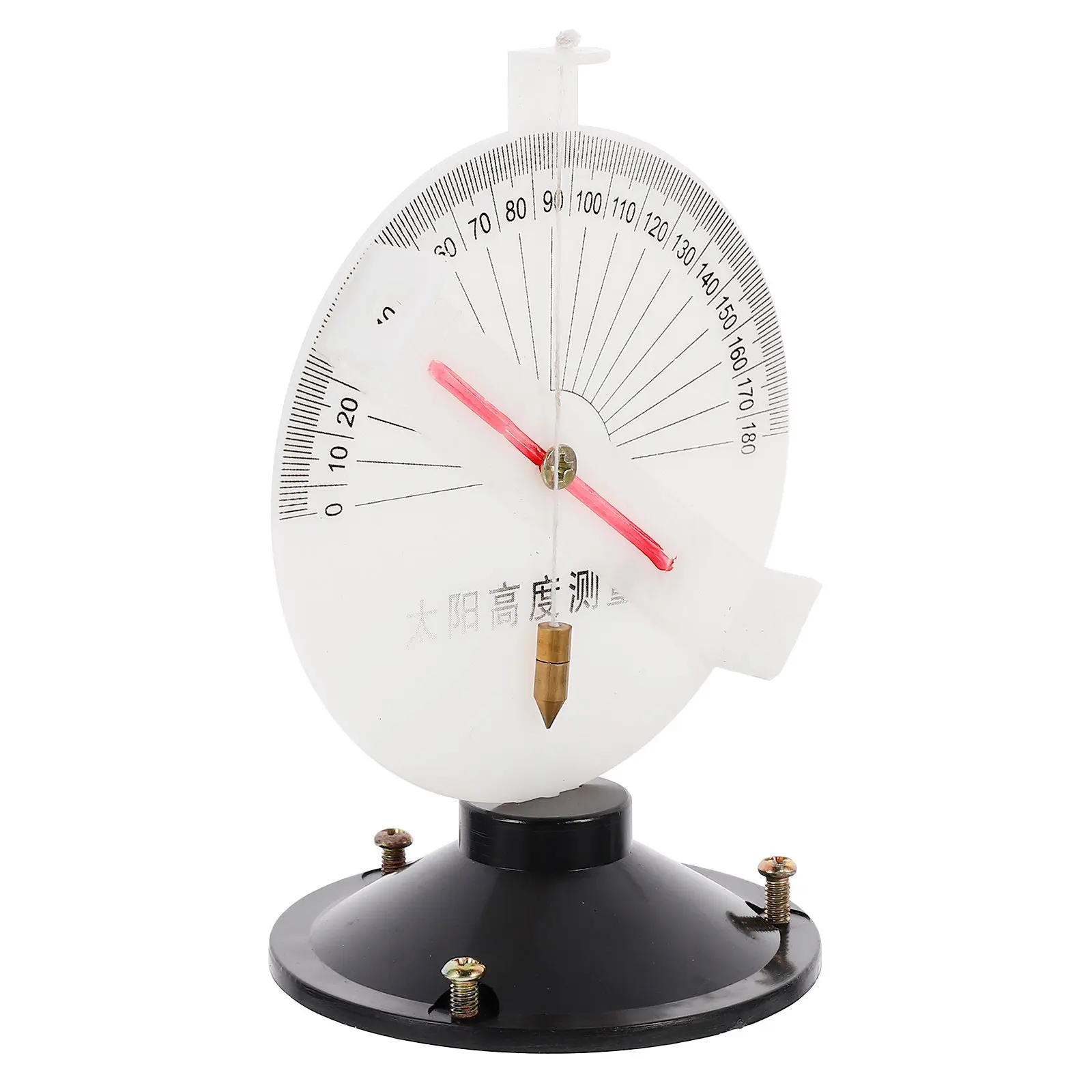 1 pièce Instrument solaire de mesure de l'altitude en plastique pour l'enseignement de la physique, l'apprentissage de la géographie et comme outil scientifique