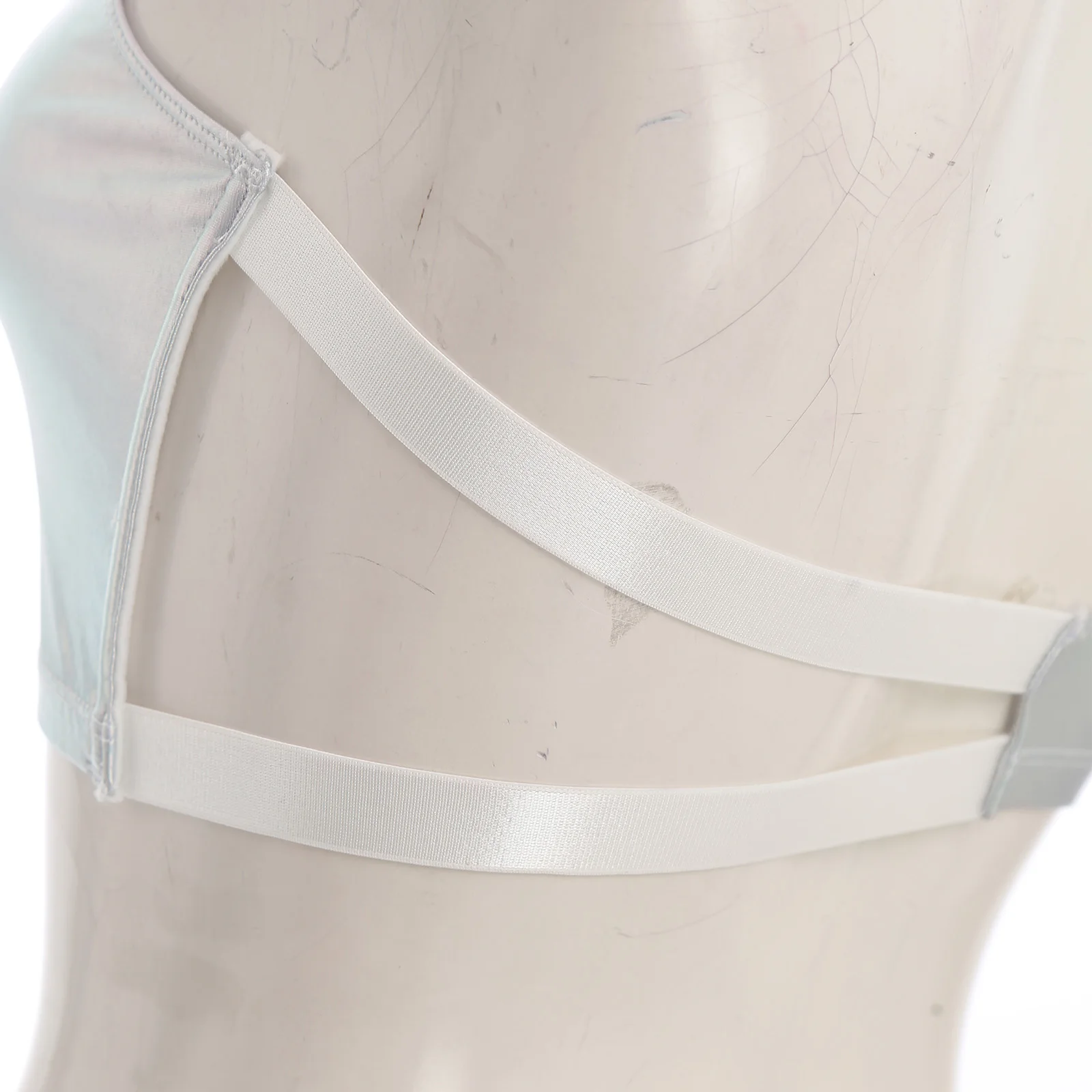 Vrouwen Gloss PU Lederen Vest Crop Tops Clubwear Terug Uitgehold Mouwloze Tank Top voor Nachtclub Rave Party Muziek Festival Dans